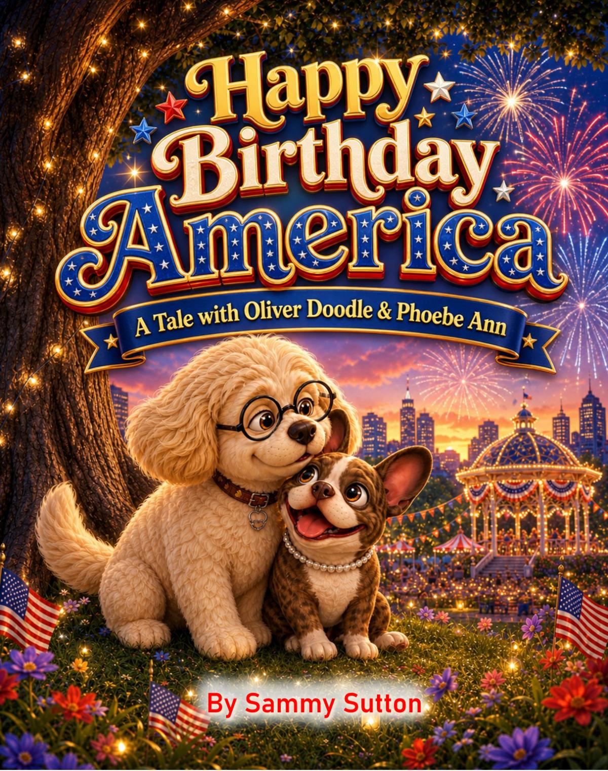 Happy Birthday America with Oliver Doodle & Phoebe Ann