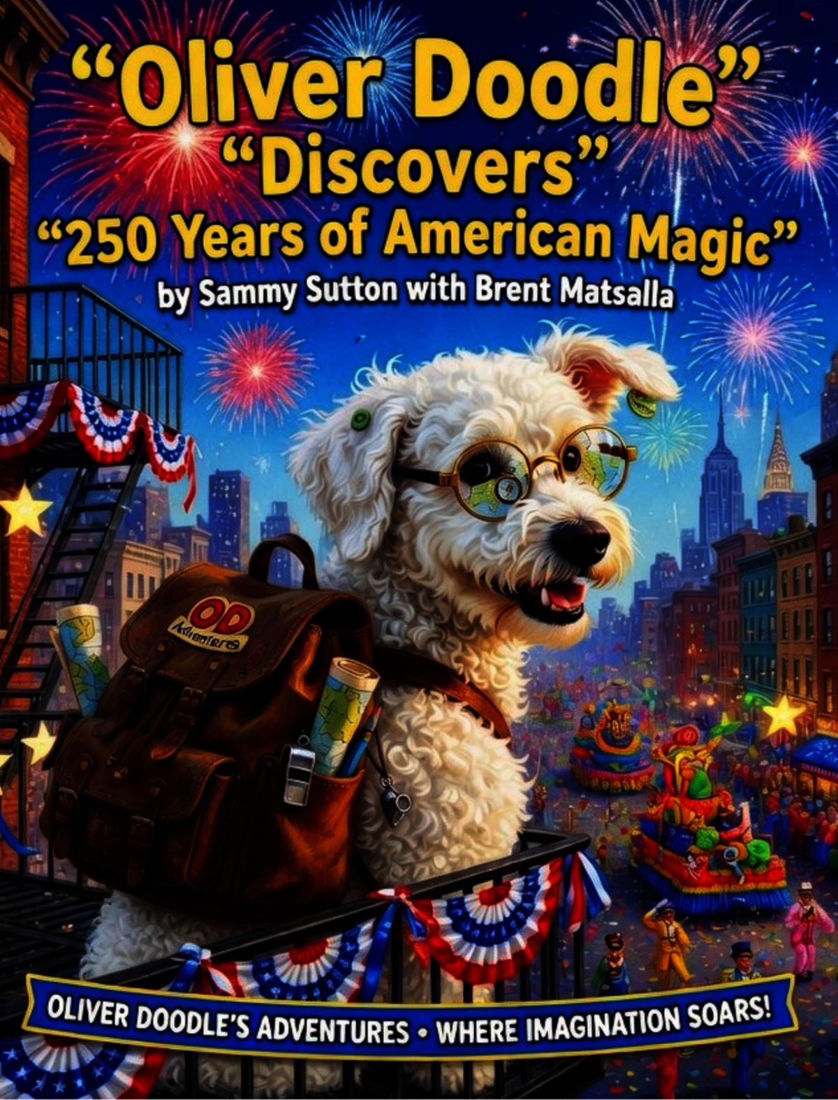 Oliver Doodle Discovers 250 Years of American Magic: 21 Inspiring Stories